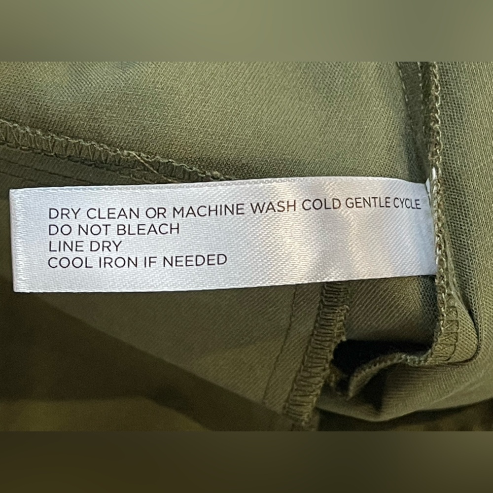 Tuckernuck Women Olive Green Brynn Skirt Button Midi Skirt Size 4 NEW - Picture 8 of 9